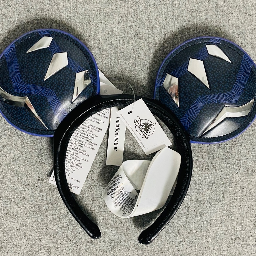 Disney Marvel BLACK PANTHER Wakanda Forever Minnie Ears NWT